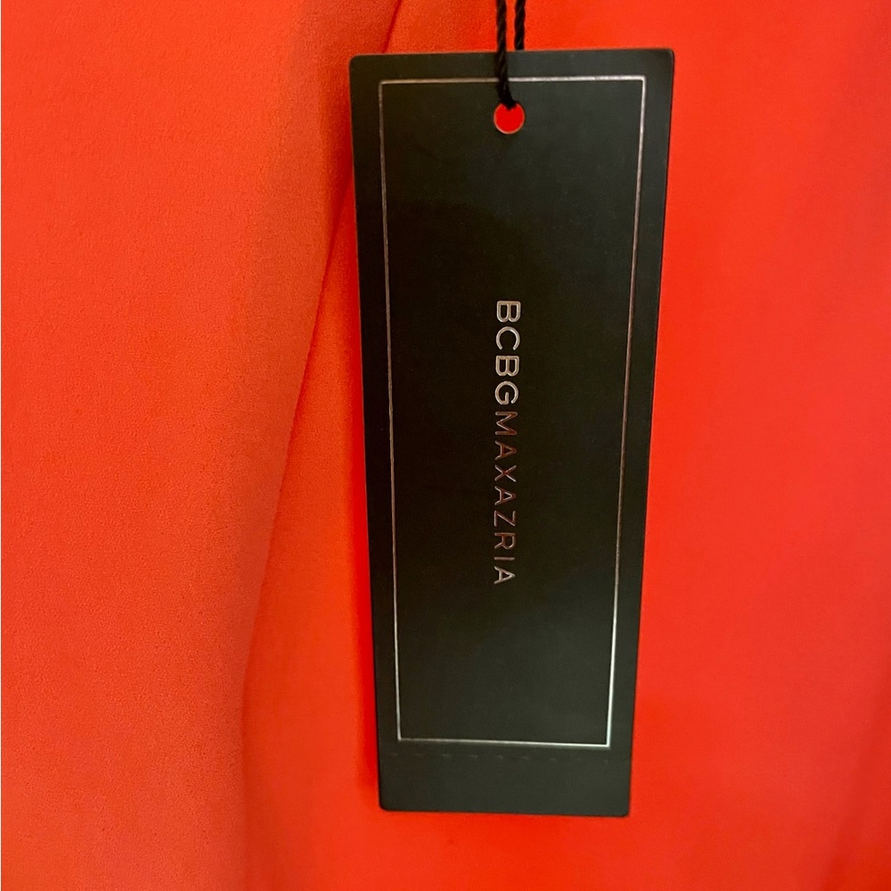 New w/ tags never worn asymmetric BCBG “Sidney” dress.